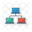 پیش‌نمایش فایل network-496 از پک مدرسه و آموزش – آیکن‌های فلت کاغذی