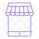 پیش‌نمایش فایل mobile-shopping-19 از پک Web & SEO Line Color 