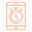پیش‌نمایش فایل mobile-stopwatch از پک Web & SEO Line Color 
