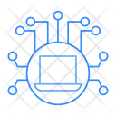 پیش‌نمایش فایل laptop-connection از پک Web & SEO Line Color 