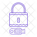 پیش‌نمایش فایل lock-pendrive از پک Web & SEO Line Color 