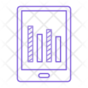 پیش‌نمایش فایل mobile-chart از پک Web & SEO Line Color 