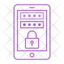 پیش‌نمایش فایل mobile-password از پک Web & SEO Line Color 