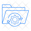 پیش‌نمایش فایل folder-setting-20 از پک Web & SEO Line Color 