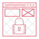 پیش‌نمایش فایل secure-webpage-47 از پک Web & SEO Line Color 