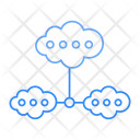 پیش‌نمایش فایل cloud-network-14 از پک Web & SEO Line Color 