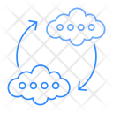 پیش‌نمایش فایل connect-cloud از پک Web & SEO Line Color 