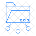 پیش‌نمایش فایل connect-folder-1 از پک Web & SEO Line Color 