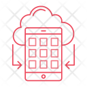 پیش‌نمایش فایل mobile-synchronize-with-cloud از پک Web & SEO Line Color 