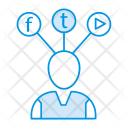 پیش‌نمایش فایل social-media-account از پک وب و سئو – آیکن‌های فانتزی