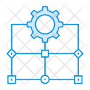 پیش‌نمایش فایل flowchart-setting از پک وب و سئو – آیکن‌های فانتزی