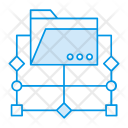 پیش‌نمایش فایل folder-connection از پک وب و سئو – آیکن‌های فانتزی