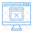 پیش‌نمایش فایل close-window-6 از پک Web & SEO Line Color 