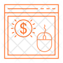 پیش‌نمایش فایل pay-per-click-61 از پک Web & SEO Line Color 