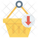 پیش‌نمایش فایل insert-in-basket-1 از پک امنیت – آیکن‌های فلت