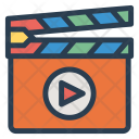 پیش‌نمایش فایل clapperboard-40 از پک طراحی وب و توسعه – سبک خطی رنگی