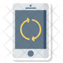 پیش‌نمایش فایل mobile-refresh از پک موبایل و هوشمند دستگاه‌ها – آیکن‌های فلت کاغذی