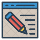پیش‌نمایش فایل edit-browser-7 از پک طراحی وب و توسعه – سبک خطی رنگی