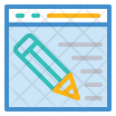 پیش‌نمایش فایل edit-browser-9 از پک Web Design Development Line Color 