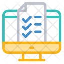 پیش‌نمایش فایل checklist-688 از پک Web Design Development Line Color 