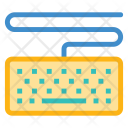 پیش‌نمایش فایل keyboard-292 از پک Web Design Development Line Color 