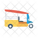 پیش‌نمایش فایل rickshaw-2 از پک حمل‌ونقل – آیکن‌های فلت