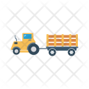 پیش‌نمایش فایل tractor-233 از پک حمل‌ونقل – آیکن‌های فلت