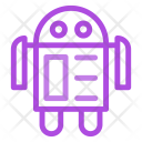پیش‌نمایش فایل android-robot-6 از پک ربات – آیکن‌های خطی رنگی