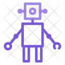پیش‌نمایش فایل robot-313 از پک ربات – آیکن‌های خطی رنگی