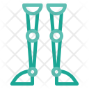 پیش‌نمایش فایل robot-leg-2 از پک ربات – آیکن‌های خطی رنگی