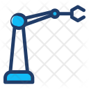 پیش‌نمایش فایل automatic-arm-5 از پک ربات – آیکن‌های خطی رنگی