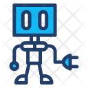 پیش‌نمایش فایل robot-345 از پک ربات – آیکن‌های خطی رنگی