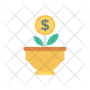 پیش‌نمایش فایل money-plant-4 از پک استارتاپ و کسب‌وکار – آیکن‌های فلت
