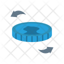 پیش‌نمایش فایل exchange-coin از پک استارتاپ و کسب‌وکار – آیکن‌های فلت