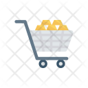 پیش‌نمایش فایل gold-shopping از پک استارتاپ و کسب‌وکار – آیکن‌های فلت