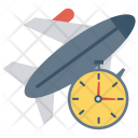 پیش‌نمایش فایل flight-time-1 از پک آیکون‌های تخت تحویل لجستیک