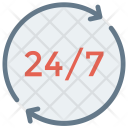 پیش‌نمایش فایل 24-hour-service-33 از پک آیکون‌های تخت تحویل لجستیک