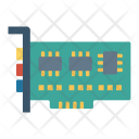 پیش‌نمایش فایل graphic-card-5 از پک مجموعه آیکن تخت الکترونیک