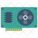 پیش‌نمایش فایل graphic-card-6 از پک مجموعه آیکن تخت الکترونیک