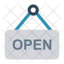 پیش‌نمایش فایل open-signboard-34 از پک مد – آیکن‌های فلت