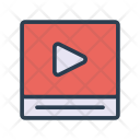 پیش‌نمایش فایل video-player-111 از پک کسب‌وکار – آیکن‌های خطی رنگی