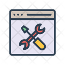 پیش‌نمایش فایل web-maintenance-2 از پک کسب‌وکار – آیکن‌های خطی رنگی