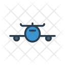 پیش‌نمایش فایل airplane-375 از پک کسب‌وکار – آیکن‌های خطی رنگی