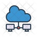 پیش‌نمایش فایل cloud-3851 از پک کسب‌وکار – آیکن‌های خطی رنگی