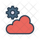 پیش‌نمایش فایل cloud-setting-26 از پک کسب‌وکار – آیکن‌های خطی رنگی