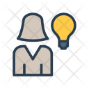 پیش‌نمایش فایل creativity-100 از پک کسب‌وکار – آیکن‌های خطی رنگی