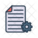 پیش‌نمایش فایل document-setting-15 از پک کسب‌وکار – آیکن‌های خطی رنگی