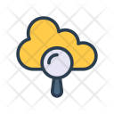 پیش‌نمایش فایل search-cloud-1 از پک کسب‌وکار – آیکن‌های خطی رنگی