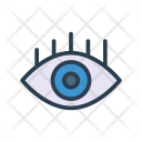 پیش‌نمایش فایل eye-804 از پک کسب‌وکار – آیکن‌های خطی رنگی