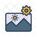پیش‌نمایش فایل image-settings از پک کسب‌وکار – آیکن‌های خطی رنگی